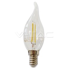 EN-1897/4.5 LAMPADINA LED E14 2W FILAMENTO BIANCO NATURALE A FIAMMA